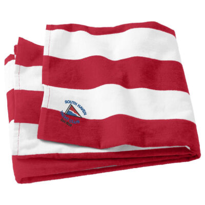 Port Authority® Cabana Stripe Beach Towel Thumbnail