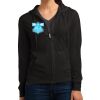 Women's Fitted Jersey Full Zip Hoodie Thumbnail