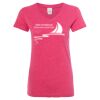 Women’s Glitter V-Neck T-Shirt Thumbnail