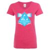 Women’s Glitter V-Neck T-Shirt Thumbnail